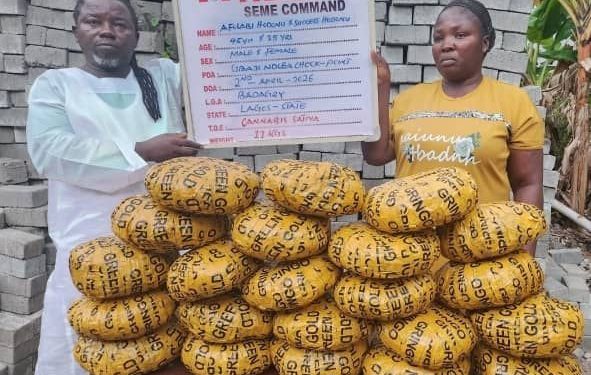 NDLEA Arrests Pastor and Wife with Drugs Concealed in Vehicle