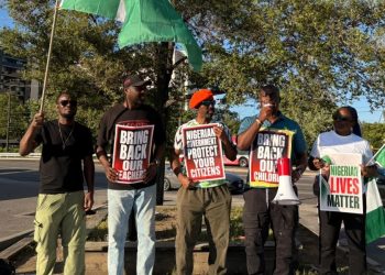 Canada Protesters Demand Release of Abducted Schoolchildren, Call for Tinubu’s Resignation