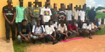 Ogun Police Disrupt Suspected Cult Initiation, Arrest 30 Individuals in Isara-Remo