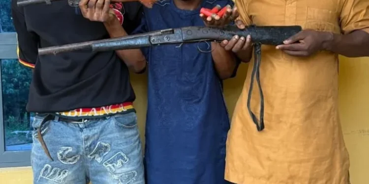 Police Nab Three Suspected Car Snatchers in Oyo, Recover Firearms