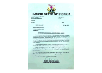 Bauchi Governor’s Aide Under Investigation for Allegedly Receiving Salaries From Both Federal and State Governments for Nearly 20 Years