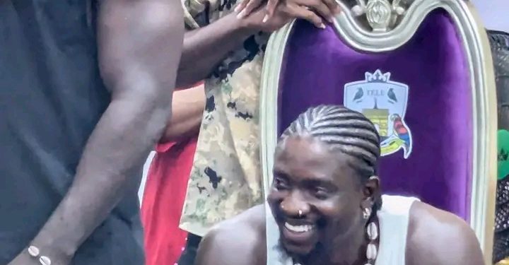 Atayese of Yorubaland: Oluwo of Iwo Confers Chieftaincy Title on VeryDarkMan During Palace Visit