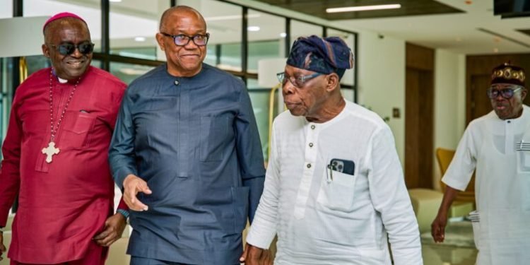 Peter Obi Meets Obasanjo Amid 2027 Political Realignments