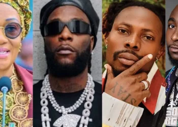 Oluremi Tinubu urges Davido, Burna Boy, Asake to invest in helping poor Nigerians