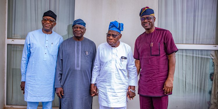 2027: Makinde Meets Obasanjo in Ogun as Political Consultations Intensify