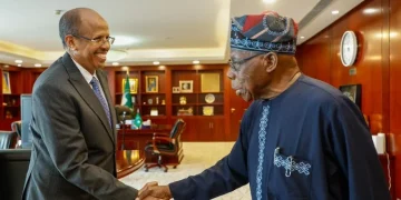 Obasanjo Meets AU Chairperson Youssouf Over Regional Developments