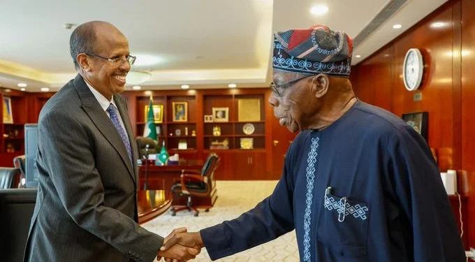 Obasanjo Meets AU Chairperson Youssouf Over Regional Developments