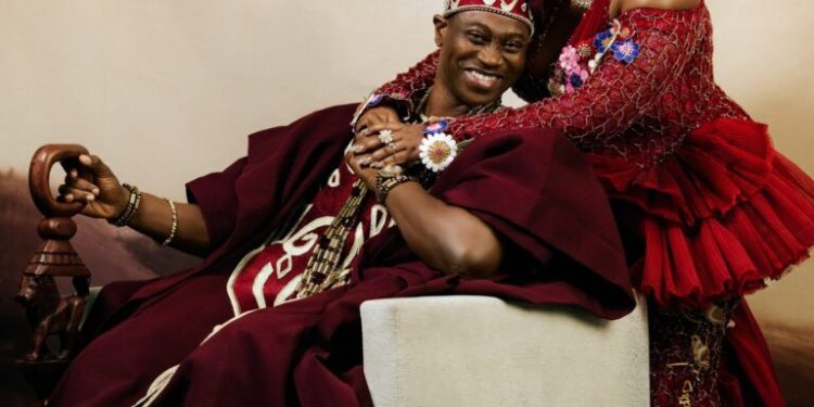 Lateef Adedimeji, Mo Bimpe Celebrate Triplets as Celebrities Storm Thanksgiving