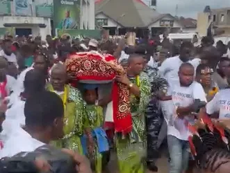 10-Year-Old Princess Carries Sacred Calabash at 2026 Osun-Osogbo Festival