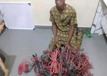 Police Arrest 21-Year-Old With ₦2.69m Vandalised Cables in Ogbomoso