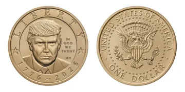 US Mint Releases 250,000 Trump $1 Coins for America’s 250th Anniversary