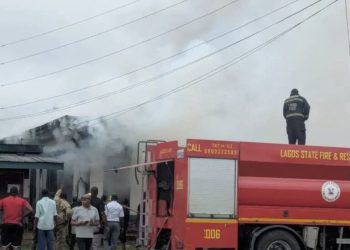 Fire Destroys Customs Western Marine Command Office in Lagos
