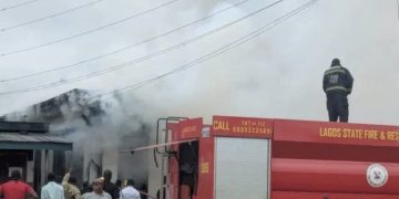 Fire Destroys Customs Western Marine Command Office in Lagos