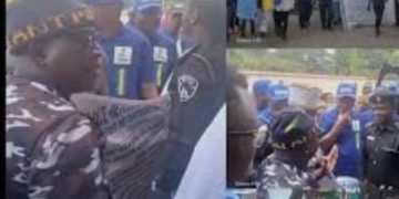 Retired Police Officers, Wives and Children Storm National Assembly, Demand Exit From Pension Scheme