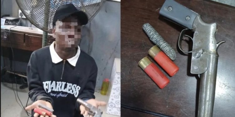 Lagos Police Arrest 24-Year-Old Suspected Arms Courier, Recover Pistol and Live Cartridges